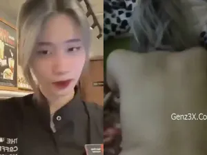 Siêu nóng bỏng… Lộ Clip em nv coffee house bị người yêu đụ tả tơi P2